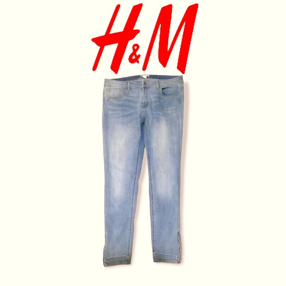 H & M | Skinny Jeans Regular Ankle Zipper